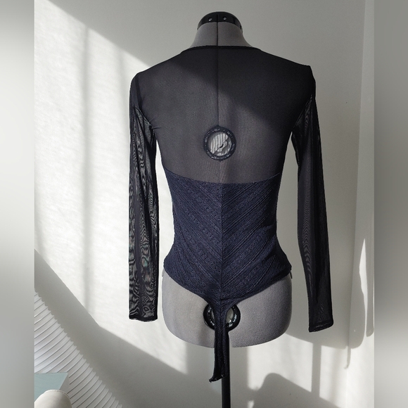 Abercrombie lace and mesh bodysuit - Picture 4 of 5